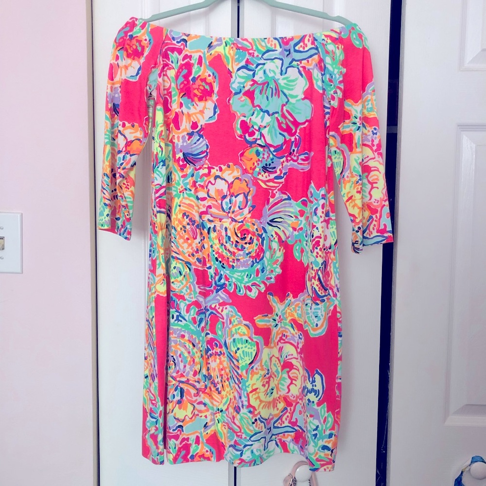 Lilly Pulitzer off the shoulder dress
